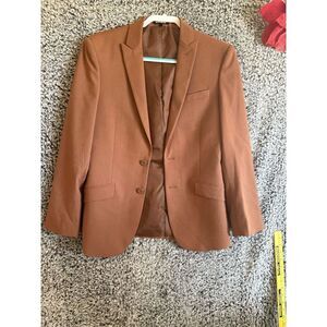 Express Men'  Extra Slim Brown Sport Blazer 36S Formal Solid